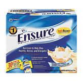 Ensure nutrition shake, homemade vanilla milkshake, 8-fl. oz. plastic bottles Full-Size Picture